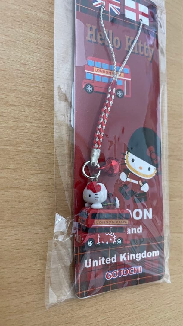 ハローキティ ご当地キティ 根付け レア イギリス　ロンドン