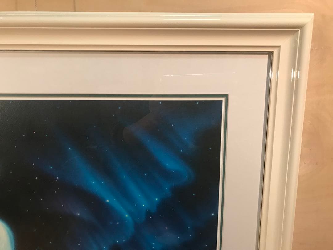 カーク・レイナート「サイレントナイト」シルクスクリーン＋手彩色　直筆サイン有り