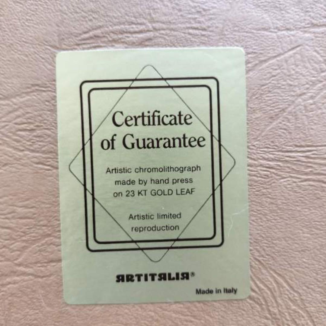 ◎イタリア　23金　クリムト　3Dアート　希少品　高級インテリア