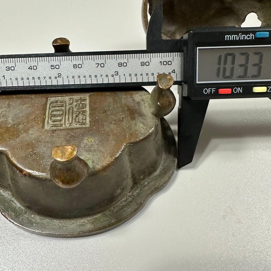 香炉　香立て　銅製