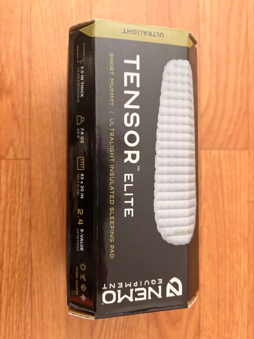 アウトドア寝具 NEMO Tensor Elite Short Mummy 160cm