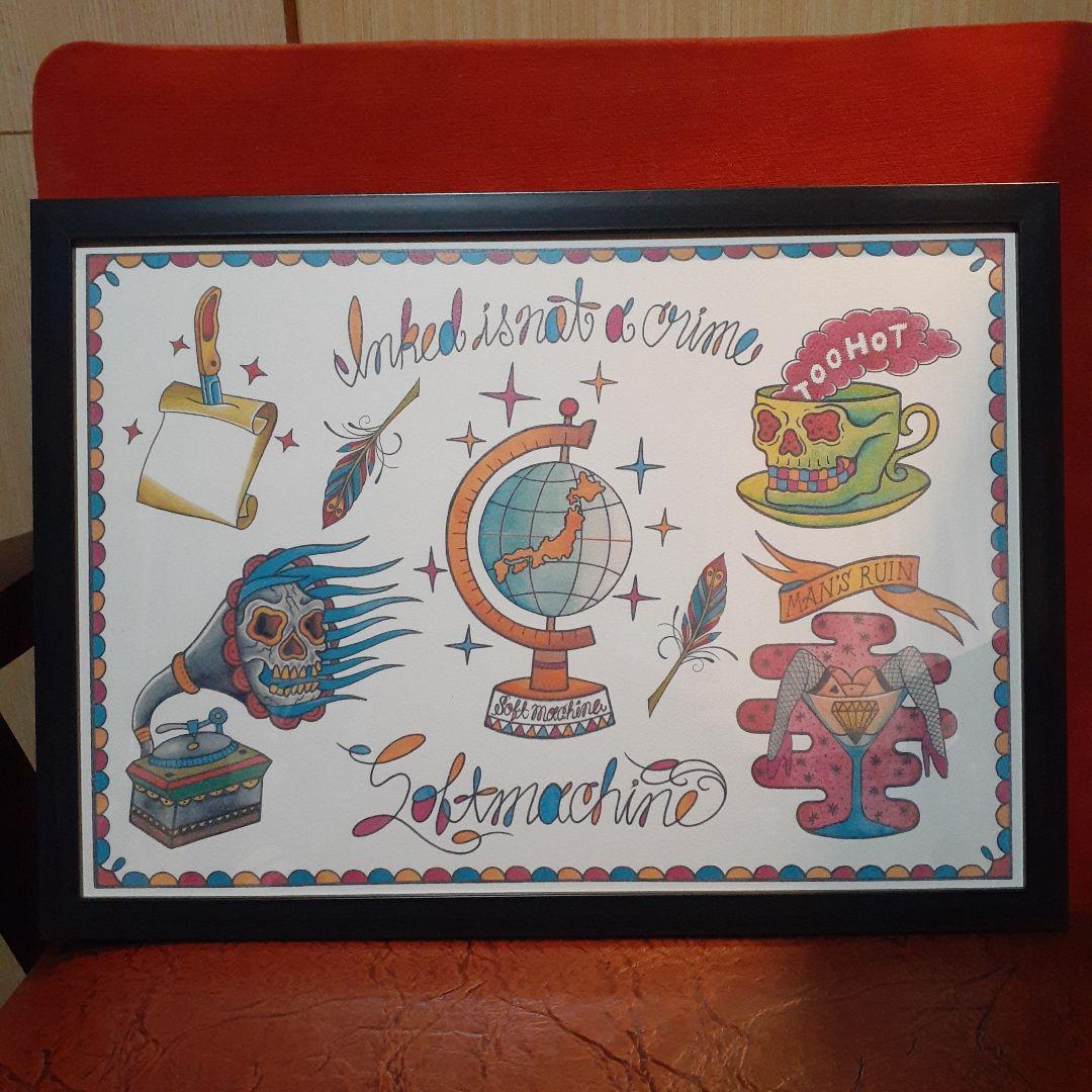SOFTMACHINE　TATTOO FLASH　3枚セット