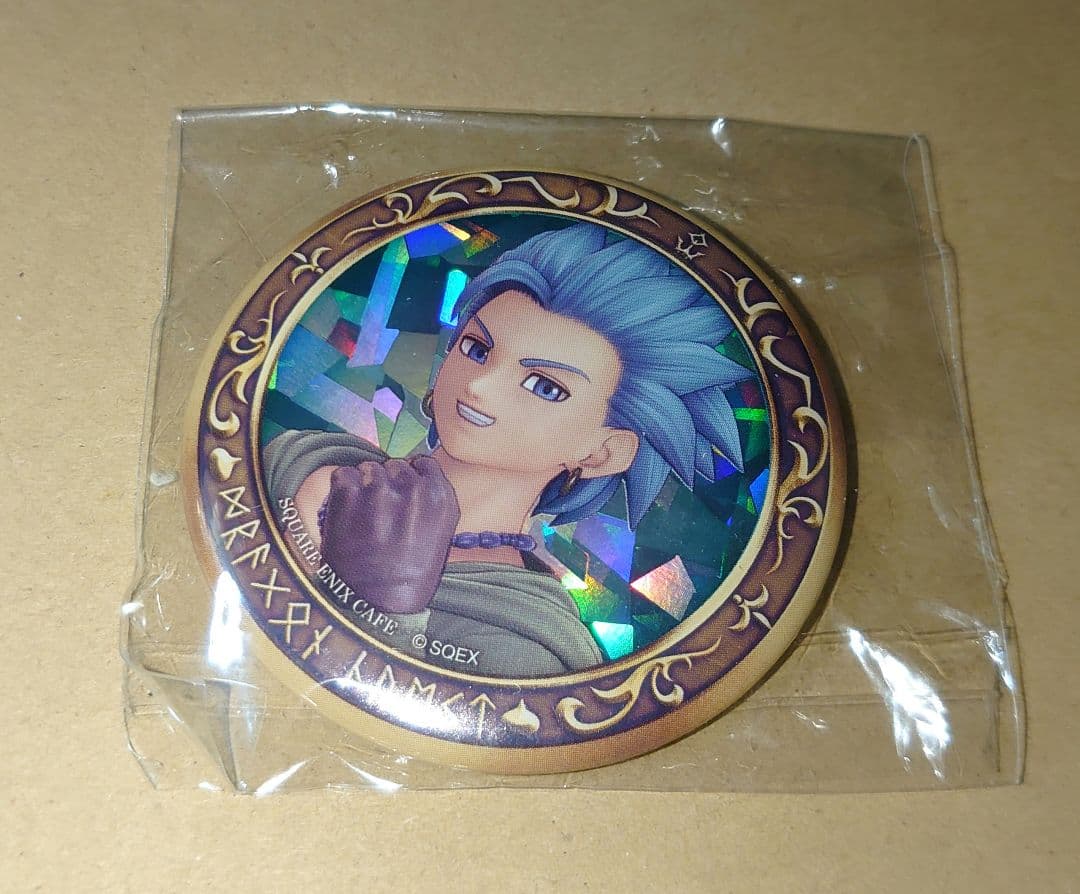 ドラクエ11 ドラゴンクエスト カミュ スクエニカフェ 缶バッジ