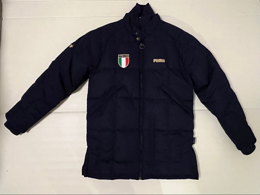 PUMA イタリア代表 ダウンコート ネイビー　ニールバレット