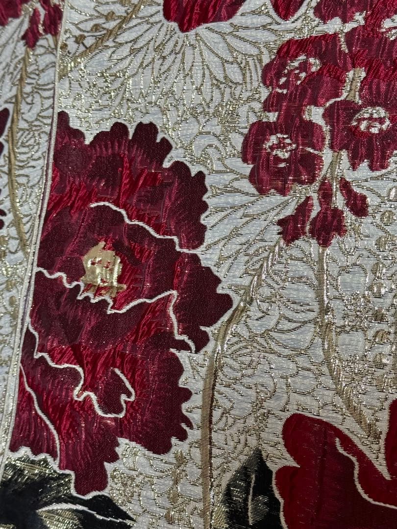 大人兵児帯【シャクヤク】　【シャクヤク紅】セット