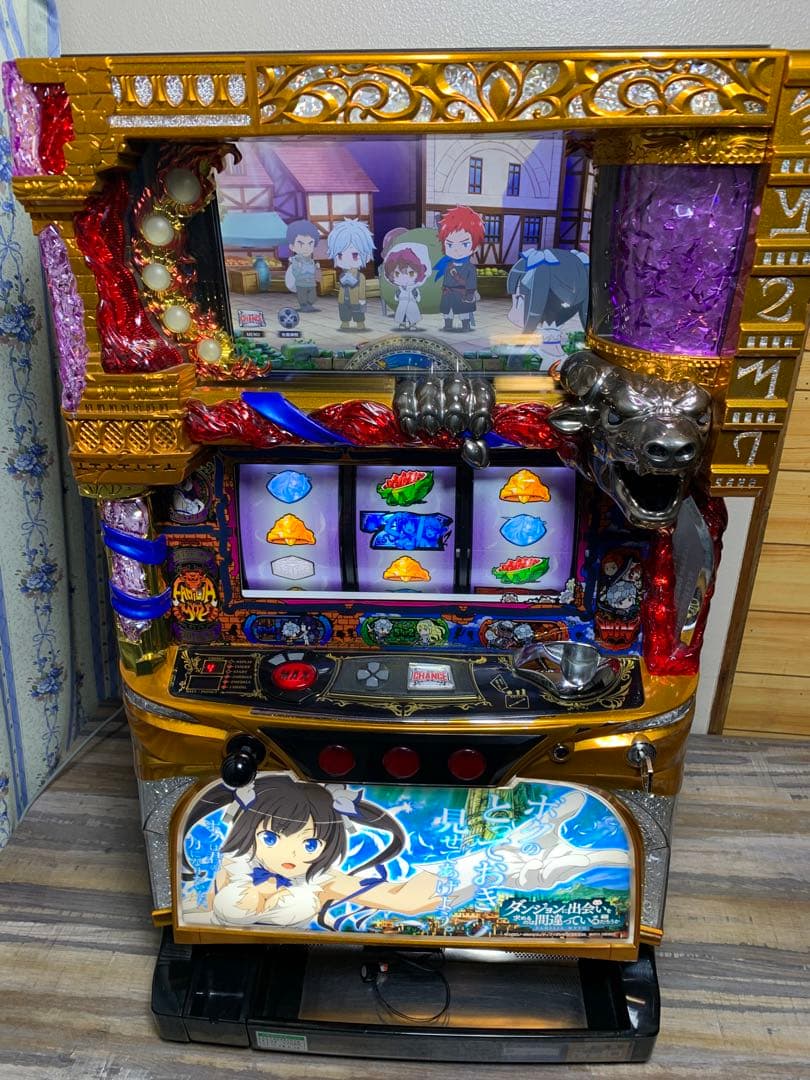 5号機 ダンまち 北電子 不要機 2018年 家庭用電源 パチスロ実機