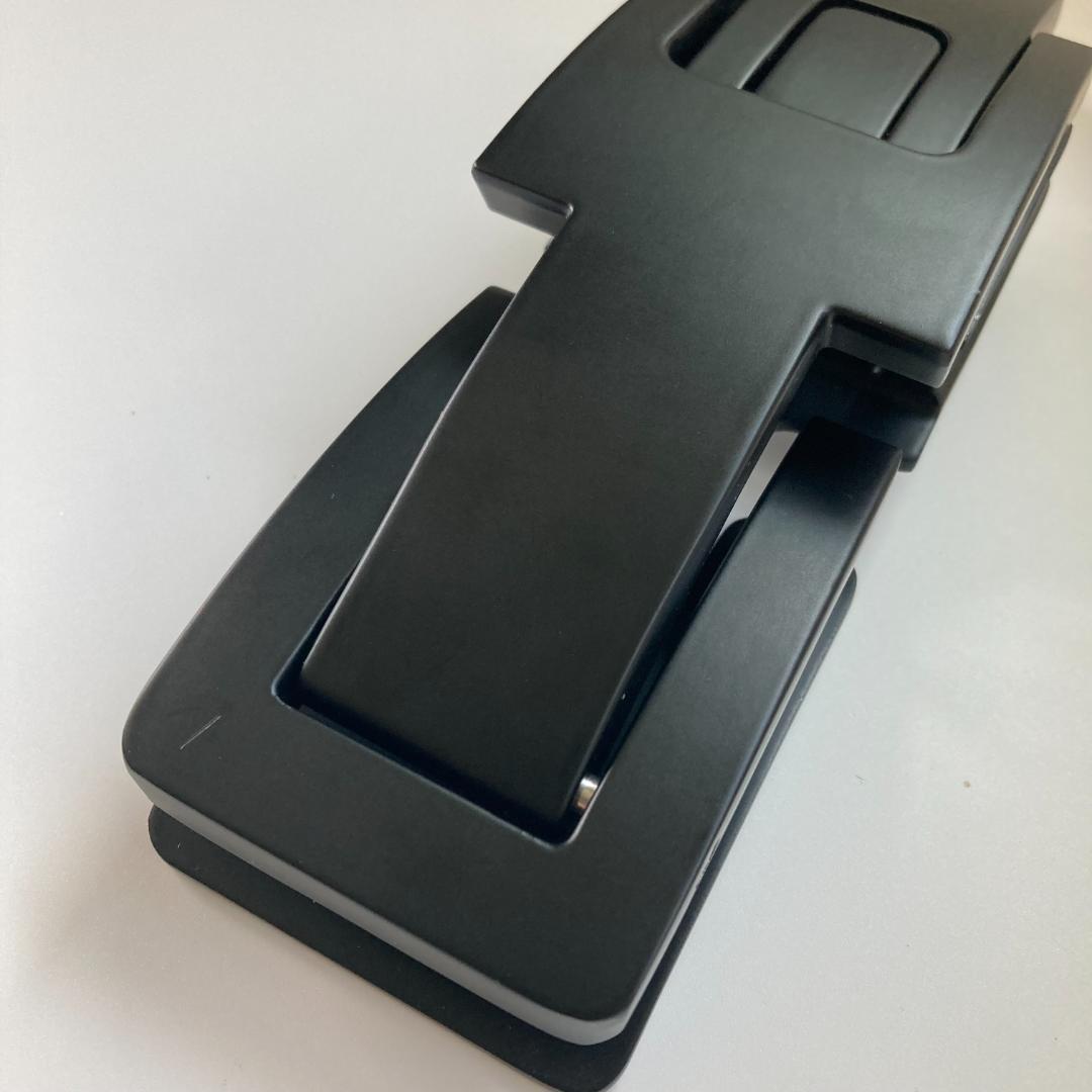 訳有 パワーベルト レバーアクション 本革 ALL BLACK ワンタッチ可変式