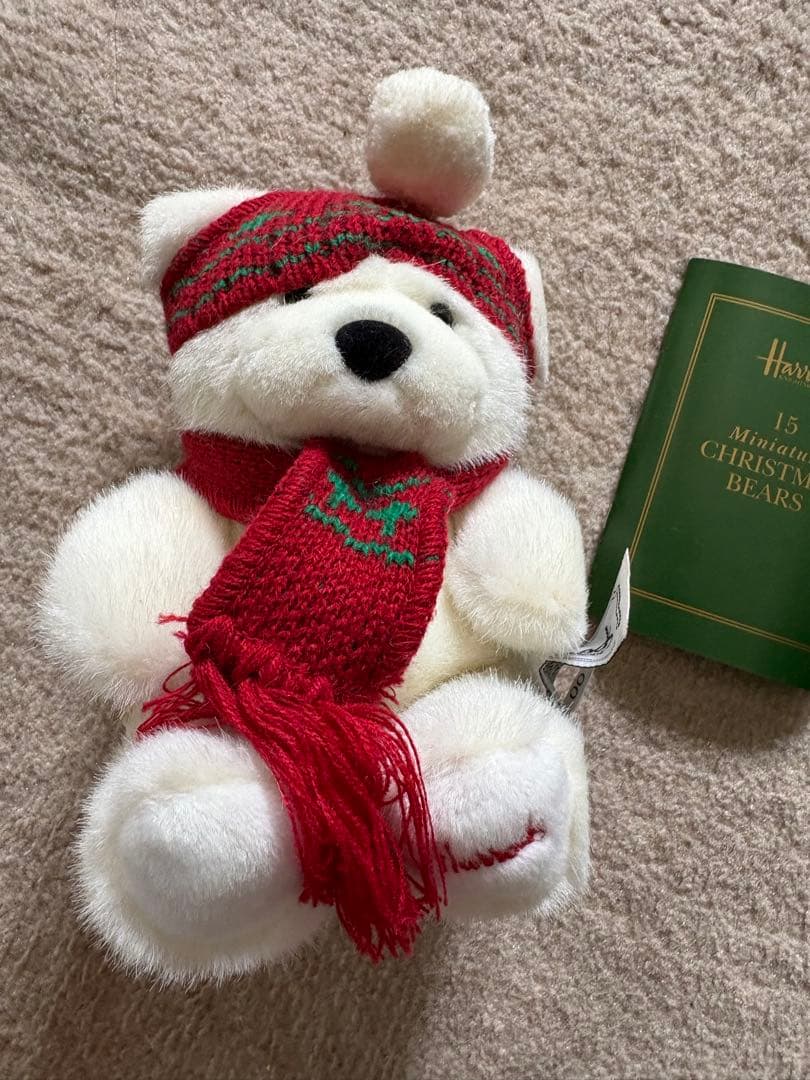 ぬいぐるみ Harrods 15 Miniature Christmas Bears