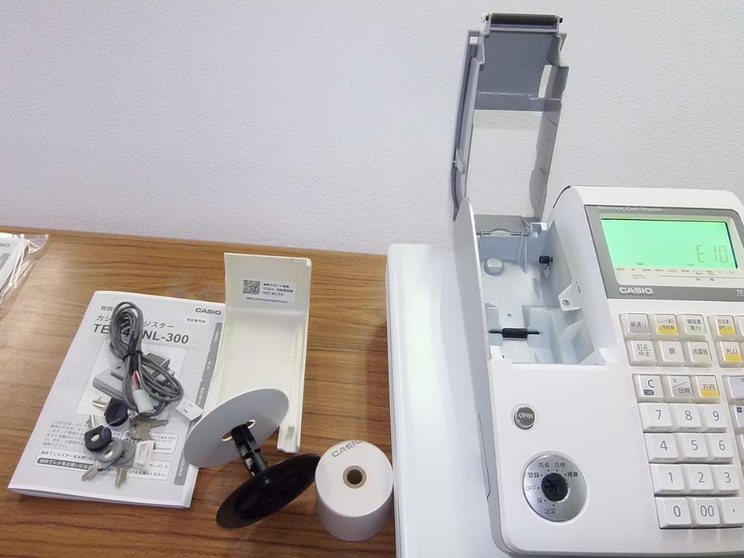CASIO TE-340-WE レジスターかなめくり機能レジスター4170320