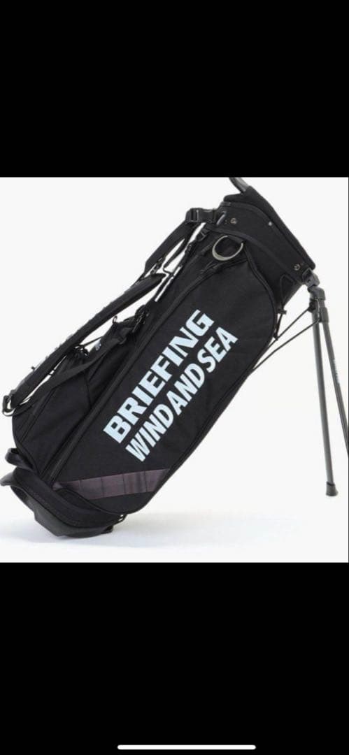 BRIEFING WIND AND SEA キャディバッグ サックスカラー