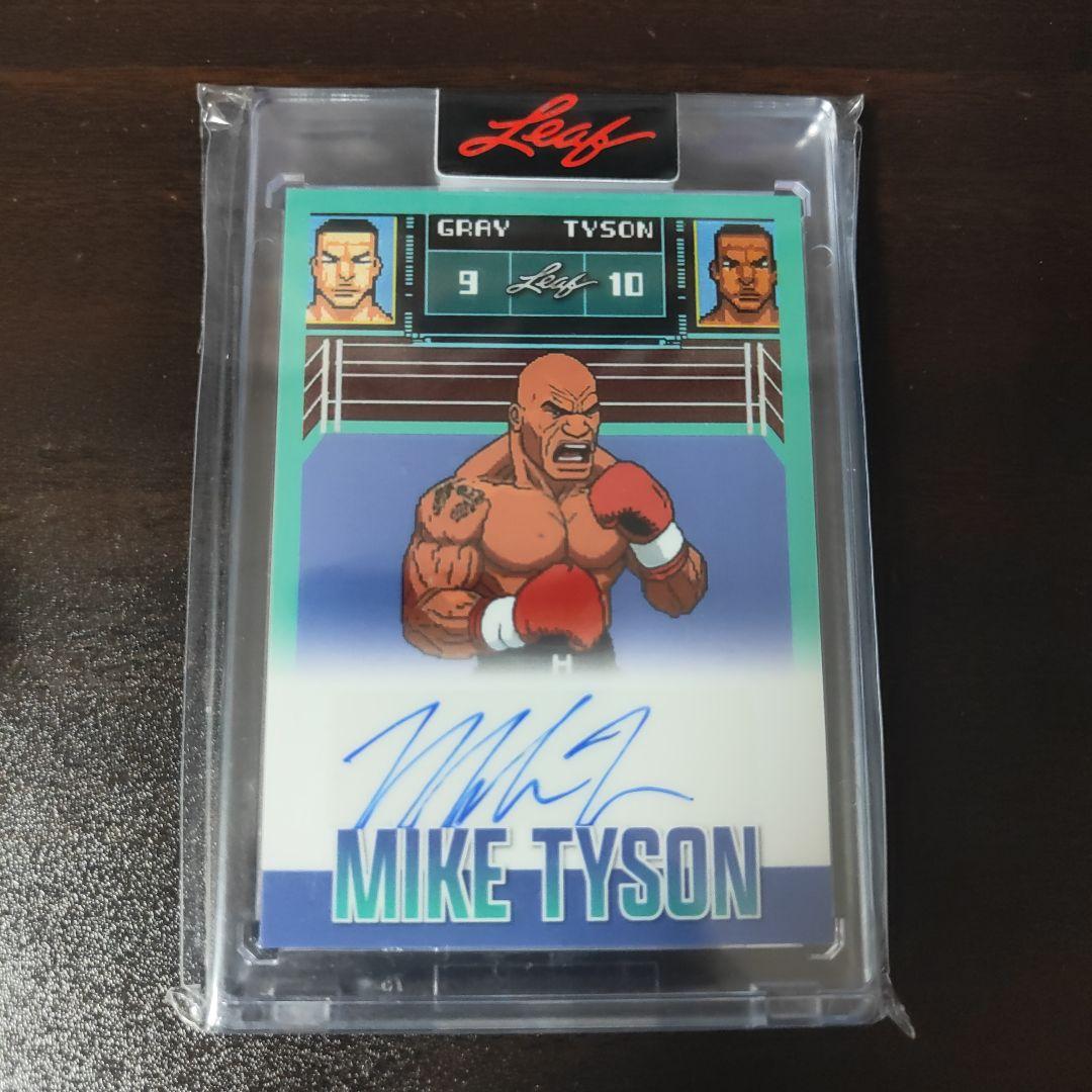 leaf ボクシング　マイク・タイソン　サインカード