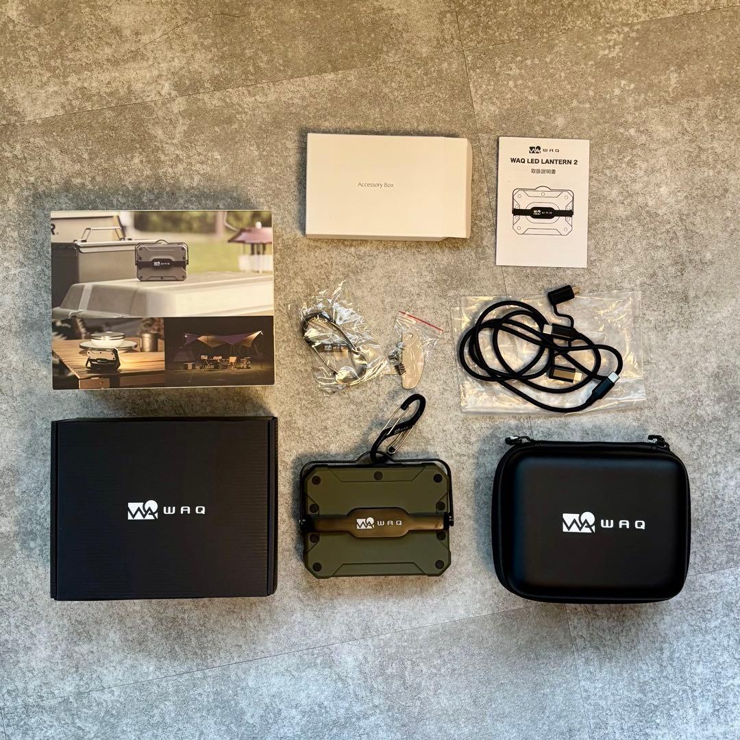 ほぼ新品　WAQ LED LANTERN 2 オリーブ