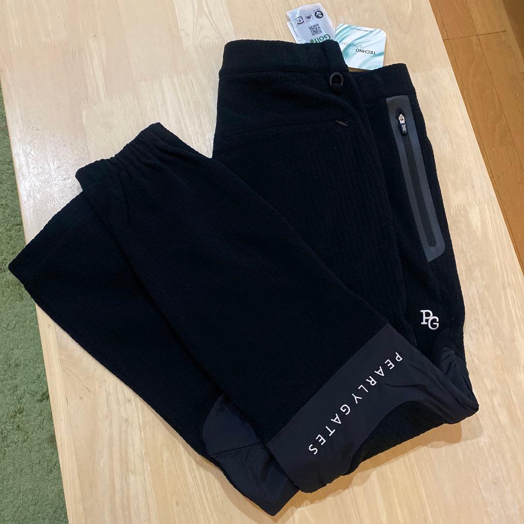 パーリーゲイツ☆新品 トリコット表フリース×ナイロンタフタパンツ