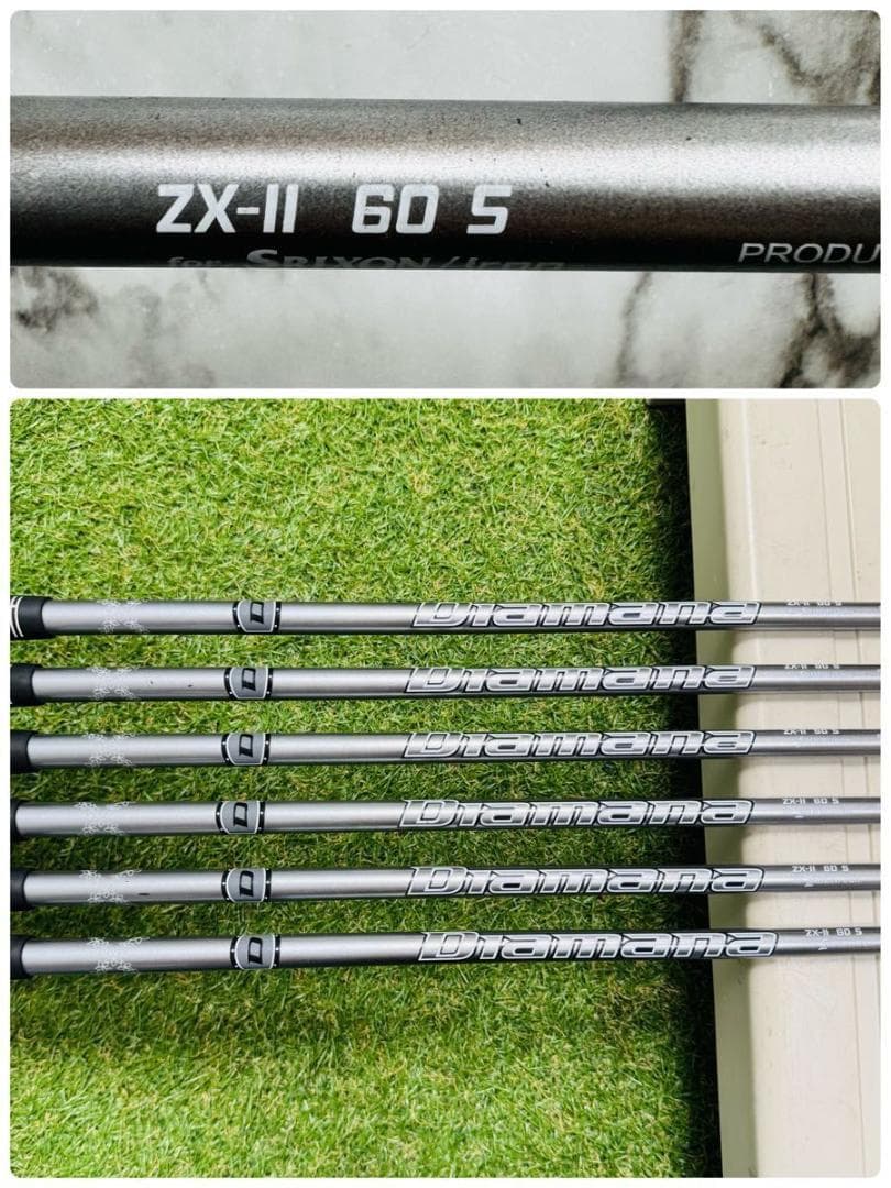 【初心者推奨】スリクソン ZX5 MKⅡ メンズアイアンセット 6本 S