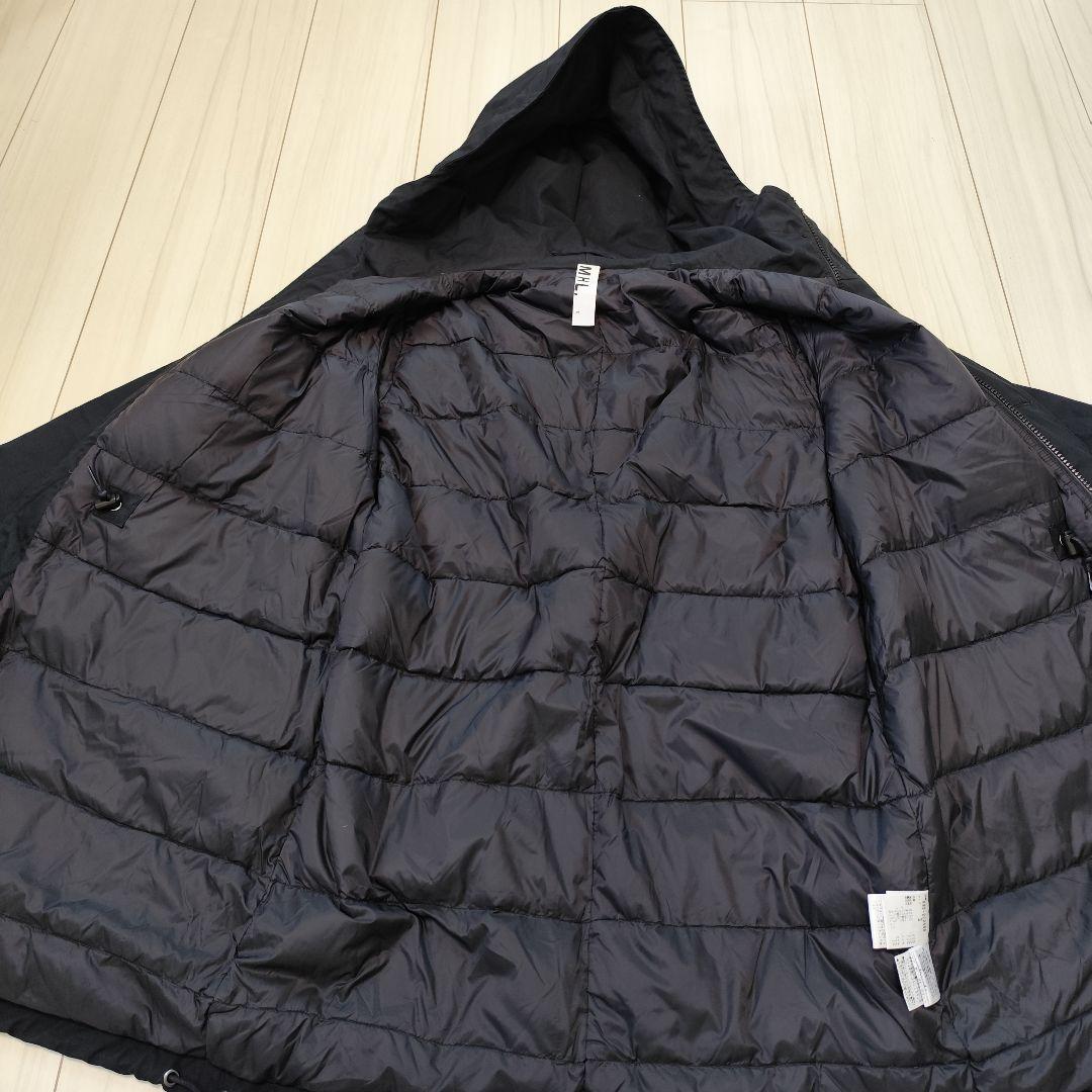 MHL. マーガレットハウエル N-3B型 ダウンモッズコート ブラック 2