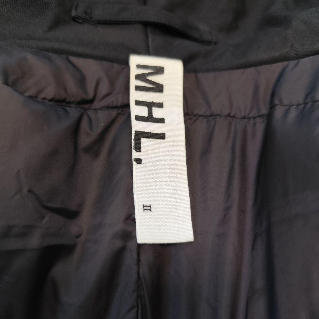 MHL. マーガレットハウエル N-3B型 ダウンモッズコート ブラック 2