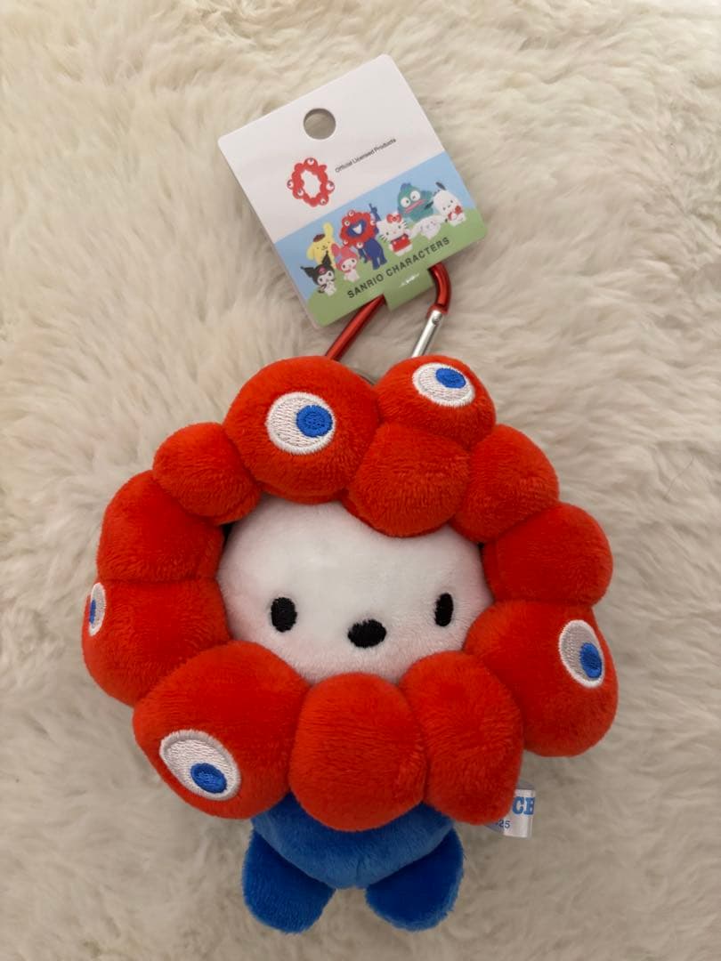 万博限定　ポチャッコ　ミャクミャクなりきりマスコットキーホルダー　カラビナ付
