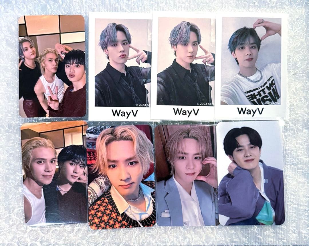 直筆サイン　威神V WayV クン 钱锟 亲笔签名　当選 ポラロイド 大量トレカ