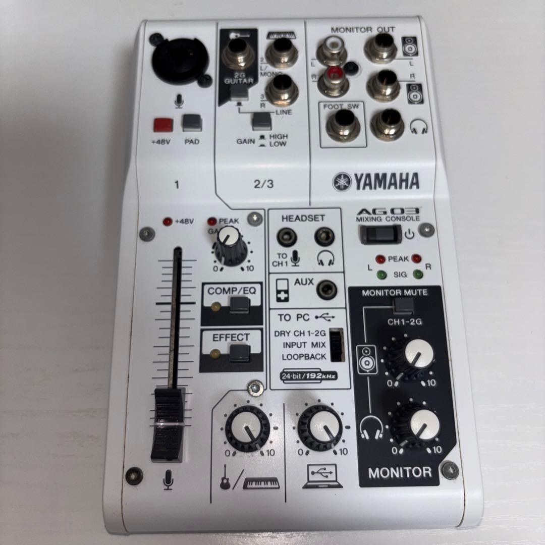 Yamaha AG03 ミキシング・コンソール