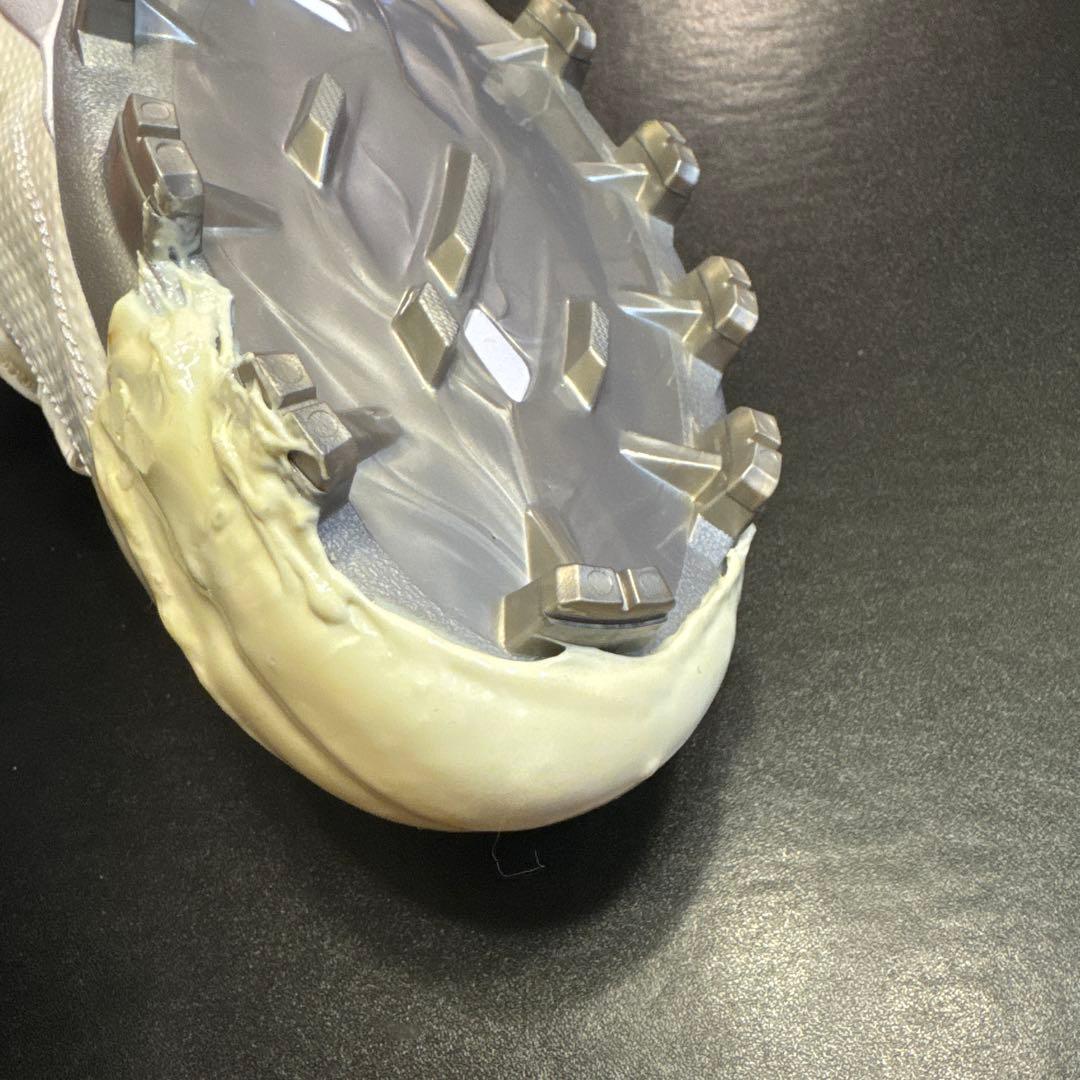 SSK スパイク 白 ブロックソール 3本ベルト プロエッジ ESF4100VW