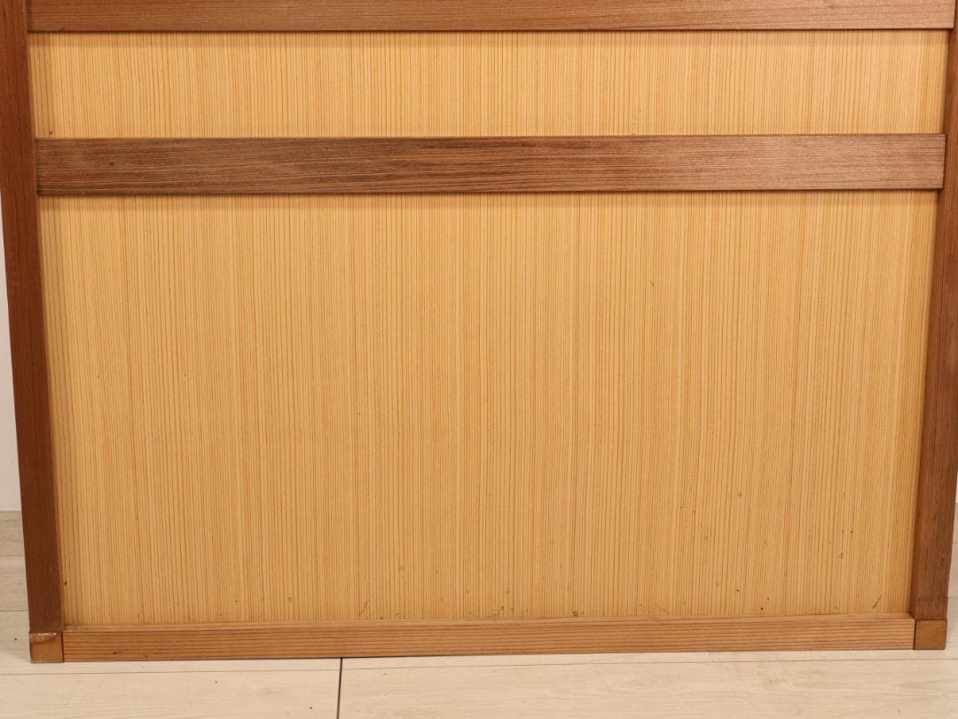 BK240　茶道具　置水屋　箪笥　茶箪笥　網代扉　煎茶棚　2段