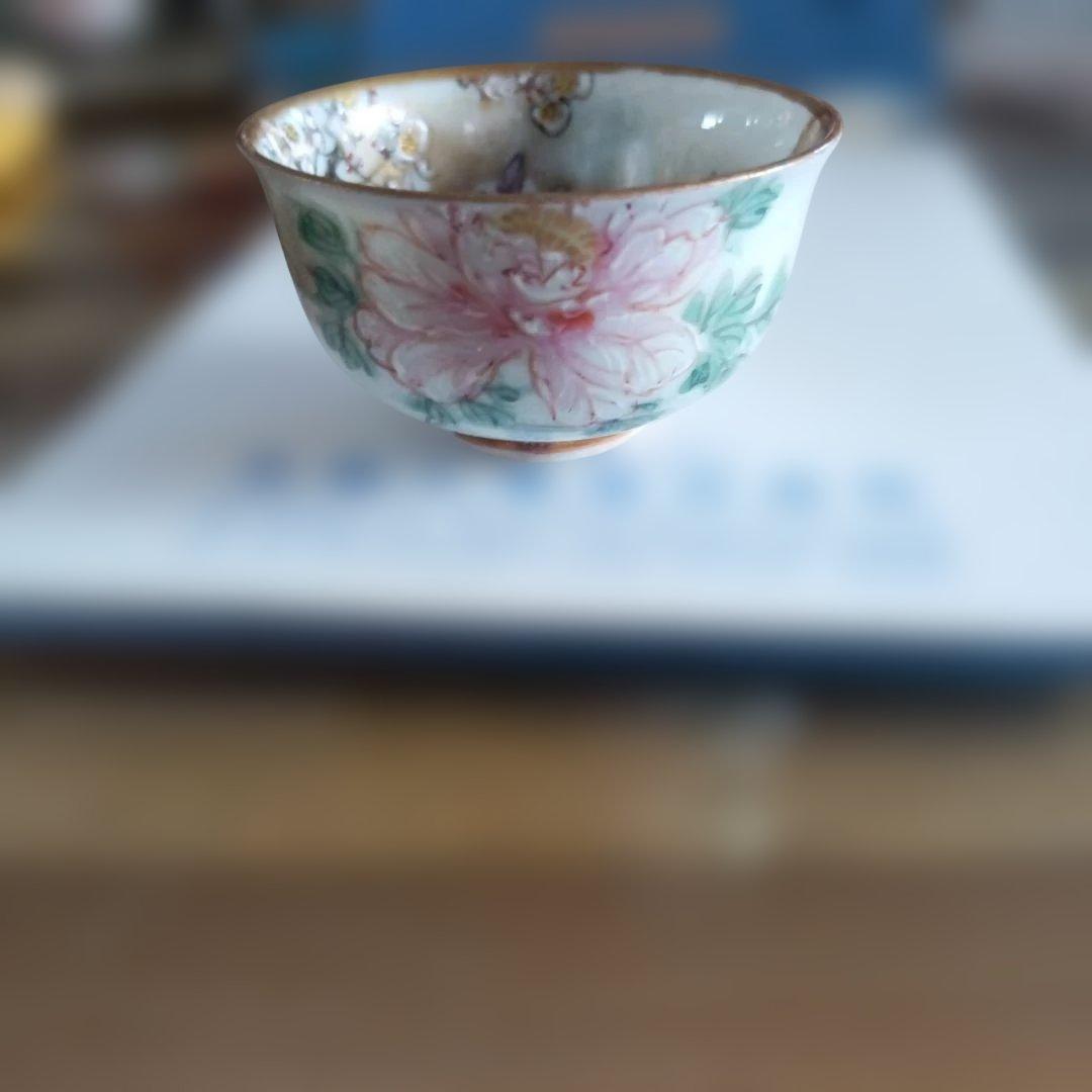 九谷焼　鏑木　お猪口3セット　アンティーク