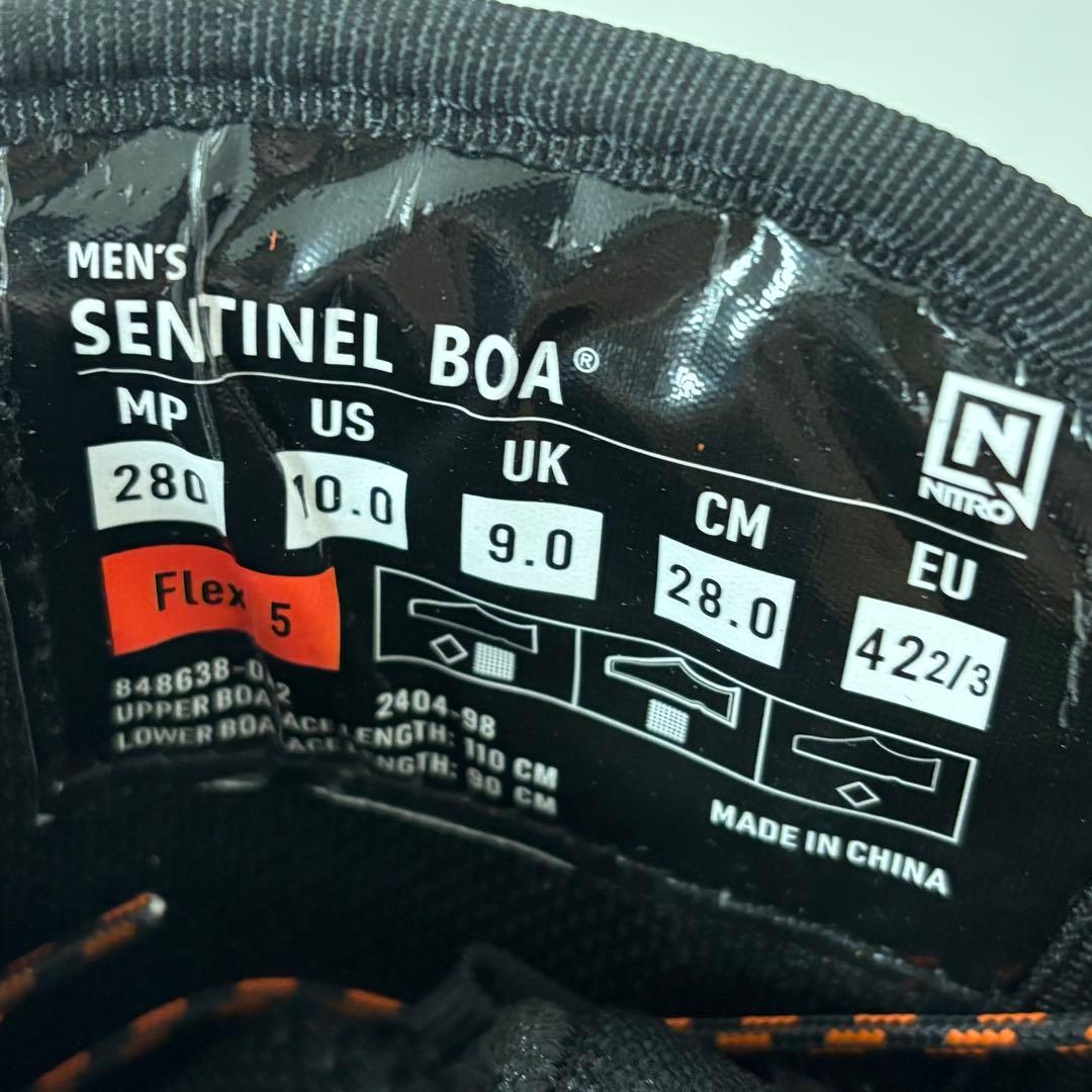 スノーボード 24-25 NITRO SENTINEL BOA 28cm