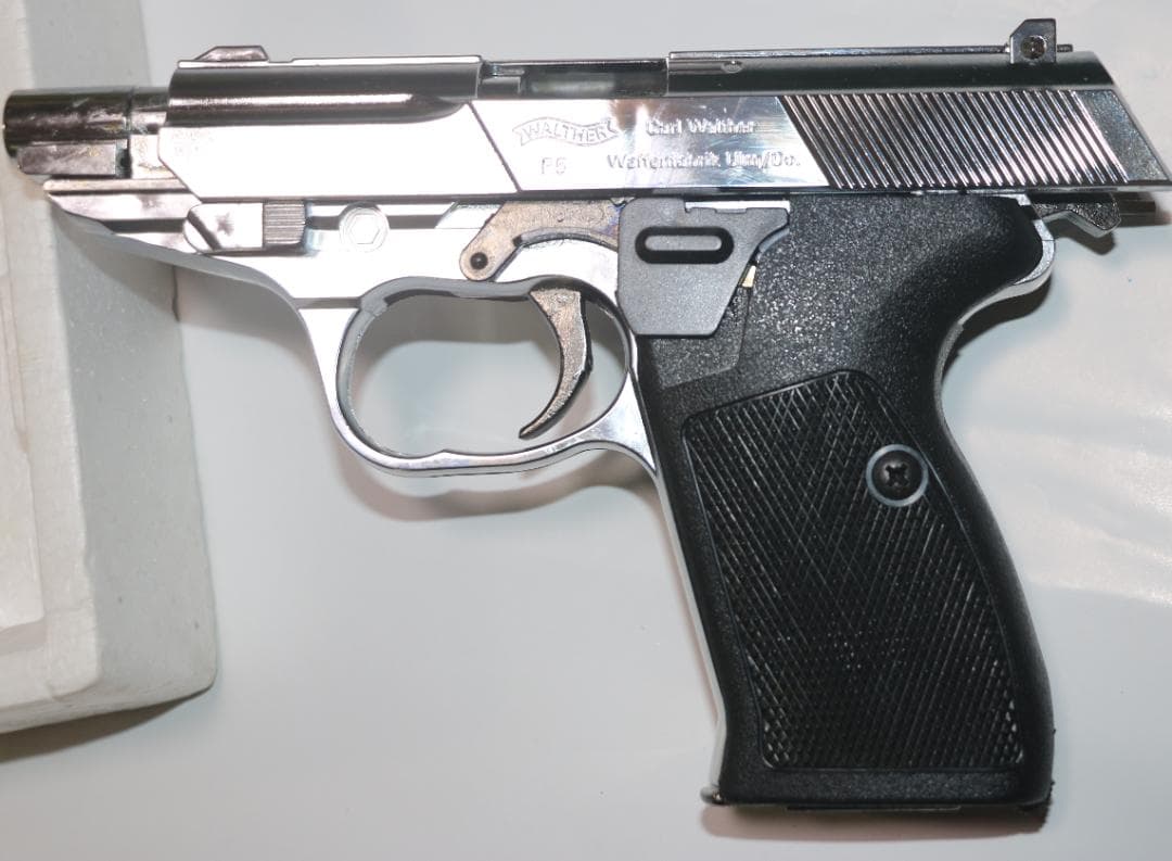 超希少！マツシロ製AＢＳ樹脂モデルガン ワルサーＰ５ 銀　未発火 合法品