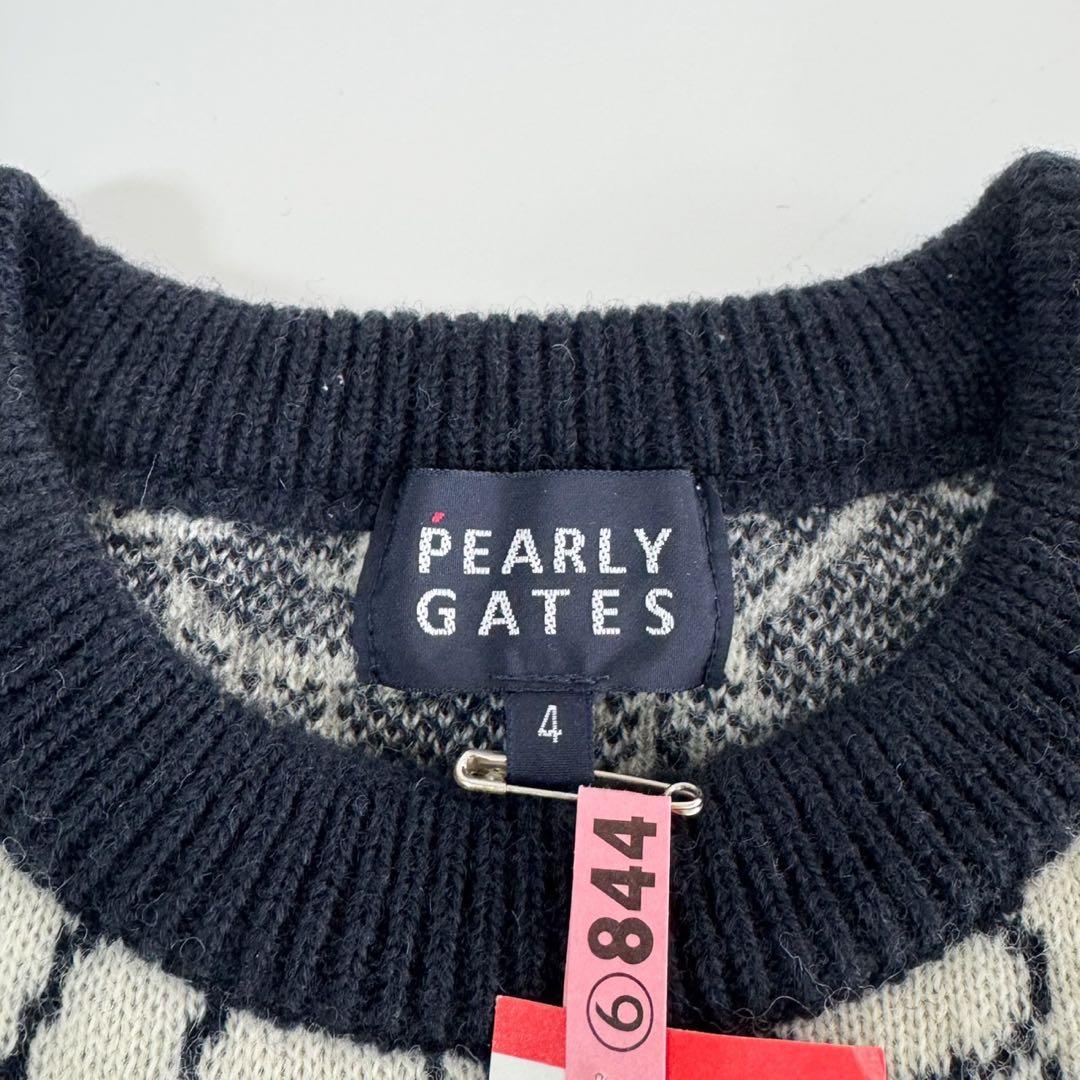 PEARLY GATES パーリーゲイツ ゴルフウェア 長袖ウールセーター 4