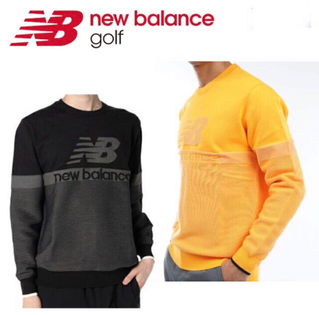 【new balance Golf／NB】秋冬クルーネックニットプルオーバーXL