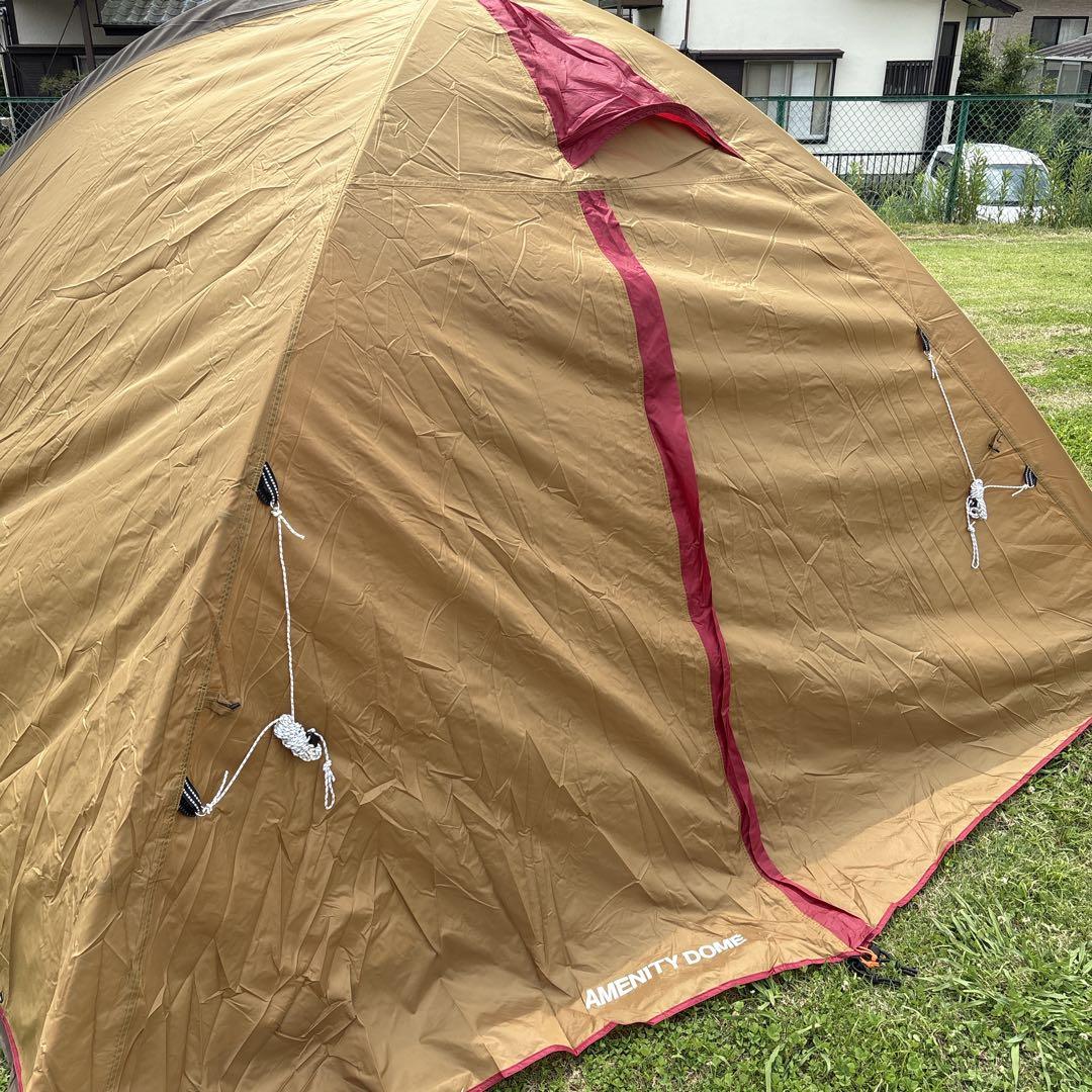  peak キャンプテント レッド・ベージュ　SDE-001