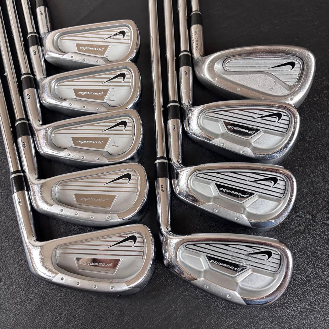 送料込メンズゴルフクラブセットNIKEナイキSQプロコンボBG0374グレー