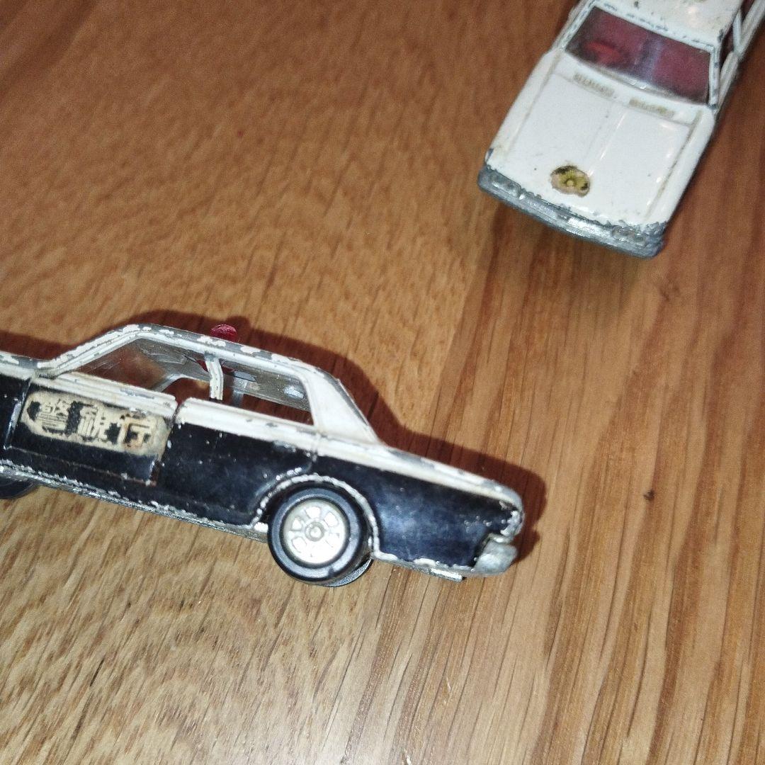 希少　黒箱　当時物 トミカ 4 クラウン パトロールカー