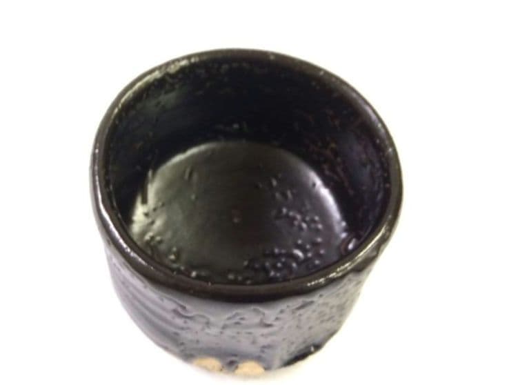 茶道具 茶碗 瀬戸黒 臥雲窯 野尻宗實 相模原市茶道連盟会長 鎮信流