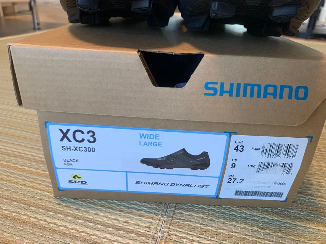 「美品」　SHIMANO XC3 SH-XC300 ブラック 43 ワイド