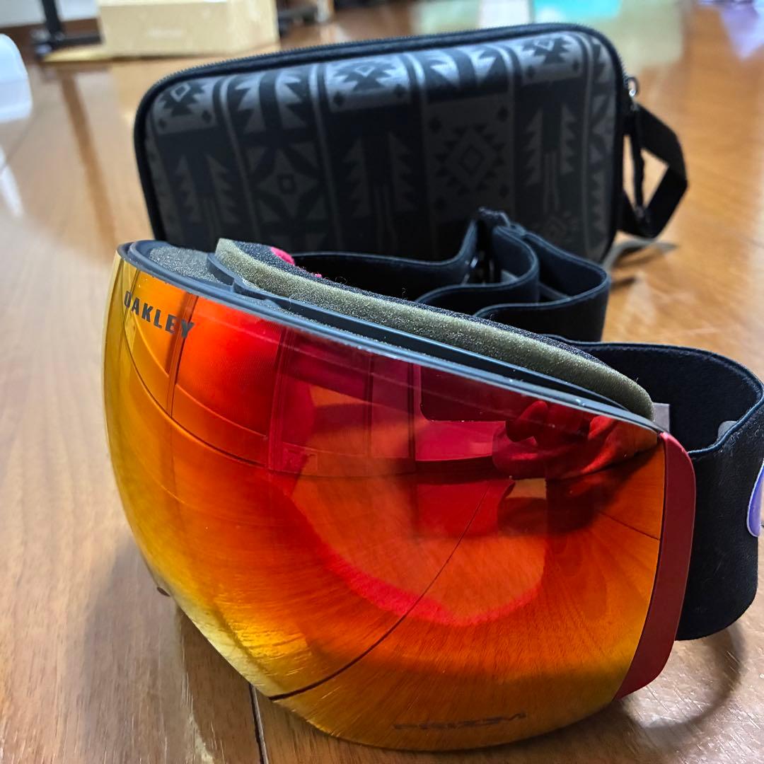 【美品】 OAKLEY ゴーグル プリズム ミラーレンズ フライトデッキ