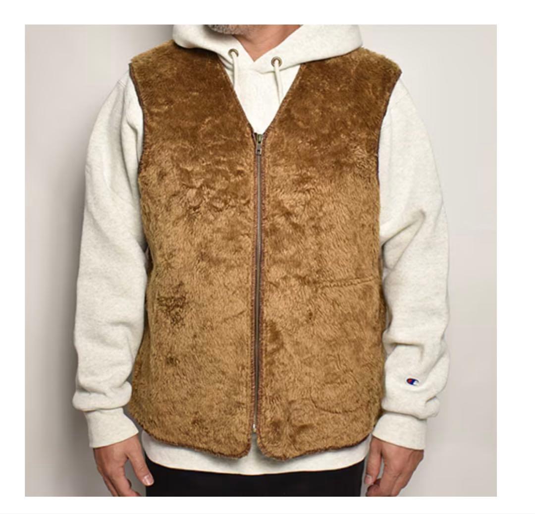 US オリジナル　Barbour フリースジップアップベスト ブラウン