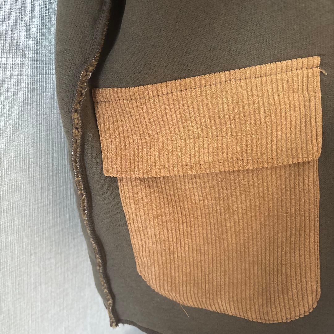 US オリジナル　Barbour フリースジップアップベスト ブラウン