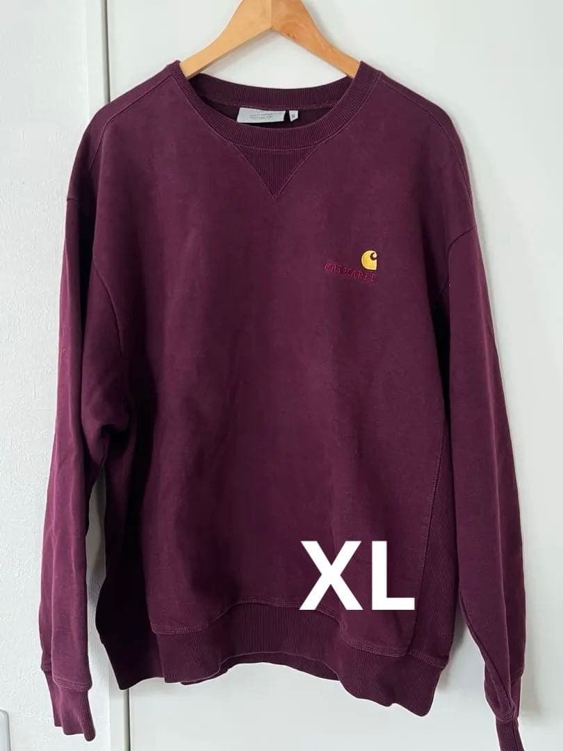 ワコマリア × カーハートWIP コラボスウェット ボルドー XL