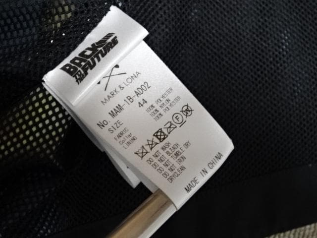 超レア新品(定価57200)MARK&LONAマークアンドロナ・BTTF JKT