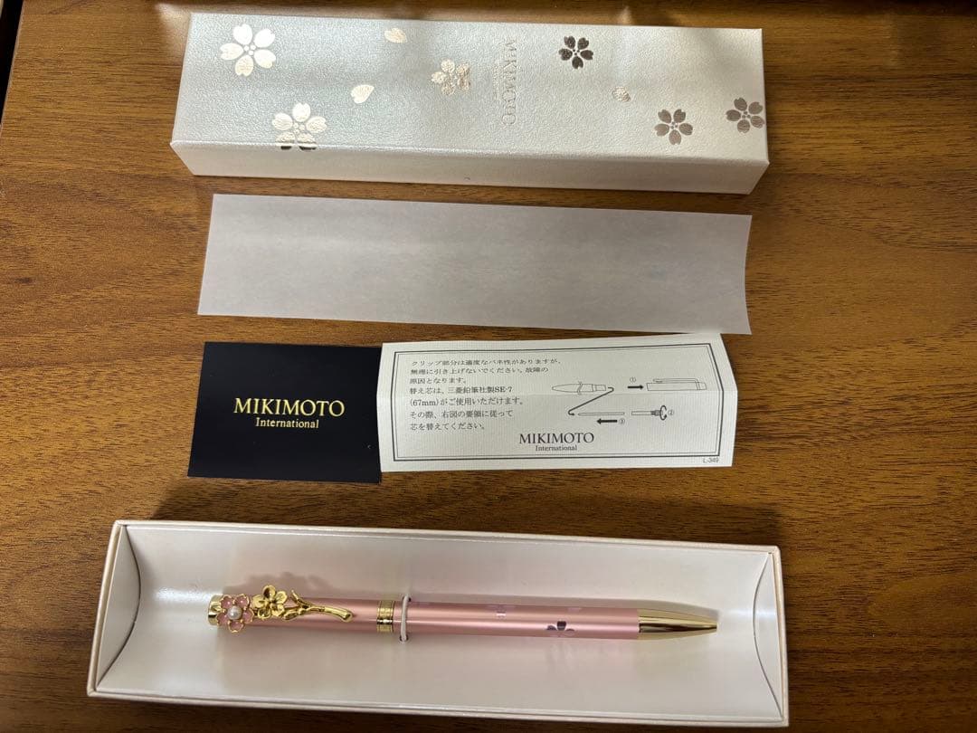 MIKIMOTO 桜モチーフ ボールペン限定品