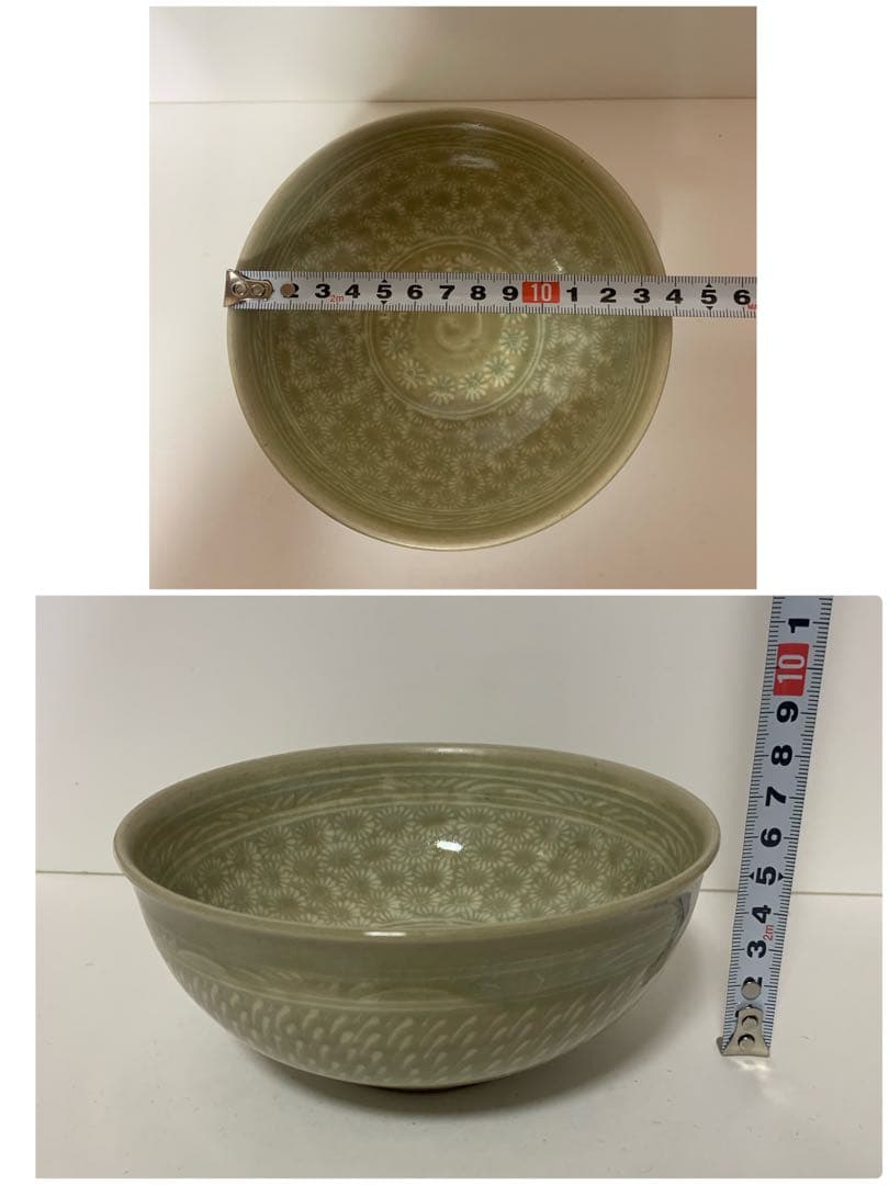 韓国陶芸 高麗陶磁 黄鍾九 黄鍾禮 高麗青磁茶碗 茶道具 抹茶茶碗 3個セット