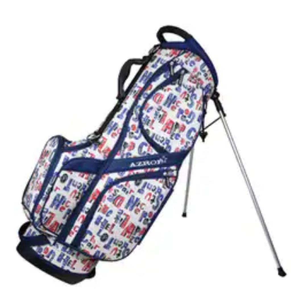 【美品】AZROF アズロフ 9型 スタンドキャディバッグ