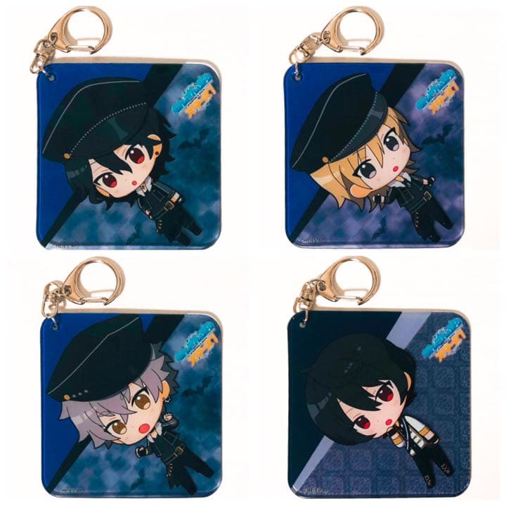 あんスタ【零＆薫＆晃牙＆凛月】カラオケの鉄人★ふにふにコースター型ストラップ