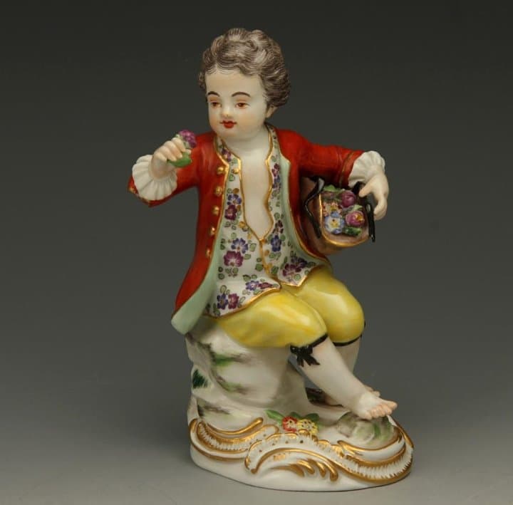 陶磁器◆マイセン フィギュア フィギュリン 人形 Meissen