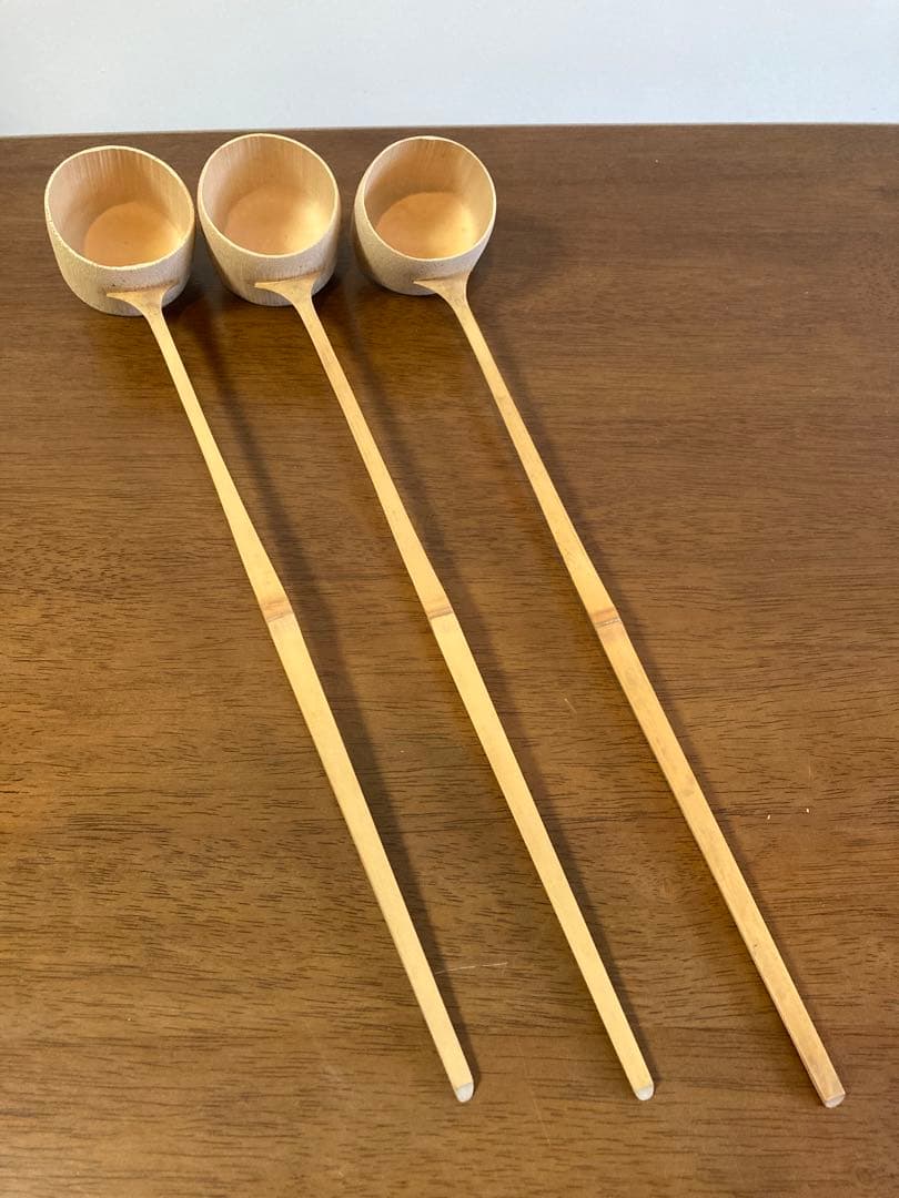 茶道具　柄杓9本　蓋置2個　竹製　セット