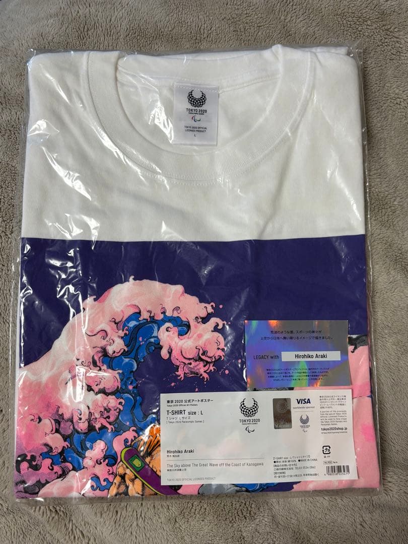 東京パラリンピック 荒木飛呂彦 コラボ　Tシャツ Lサイズ