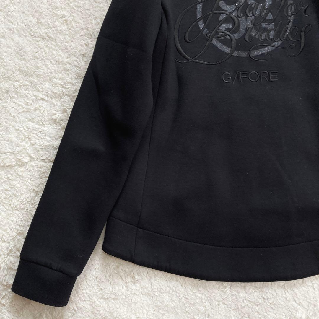 極美品・近年モデル✨G/FORE　ゴルフウェア　ジップアップパーカー　ロゴ　S位