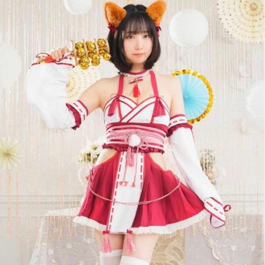 マリームーン　キツネ巫女　巫女　きつね　コスプレ　おまけあり