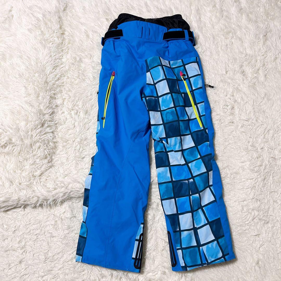 【美品】MIZUNO ミズノCREW 高機能ウェア スキーウェアブルー XS